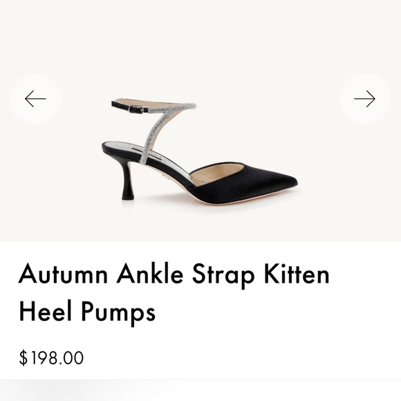 Autumn Ankle Strap Kitten Heel Pumps$198.00 - Picture 1 of 6